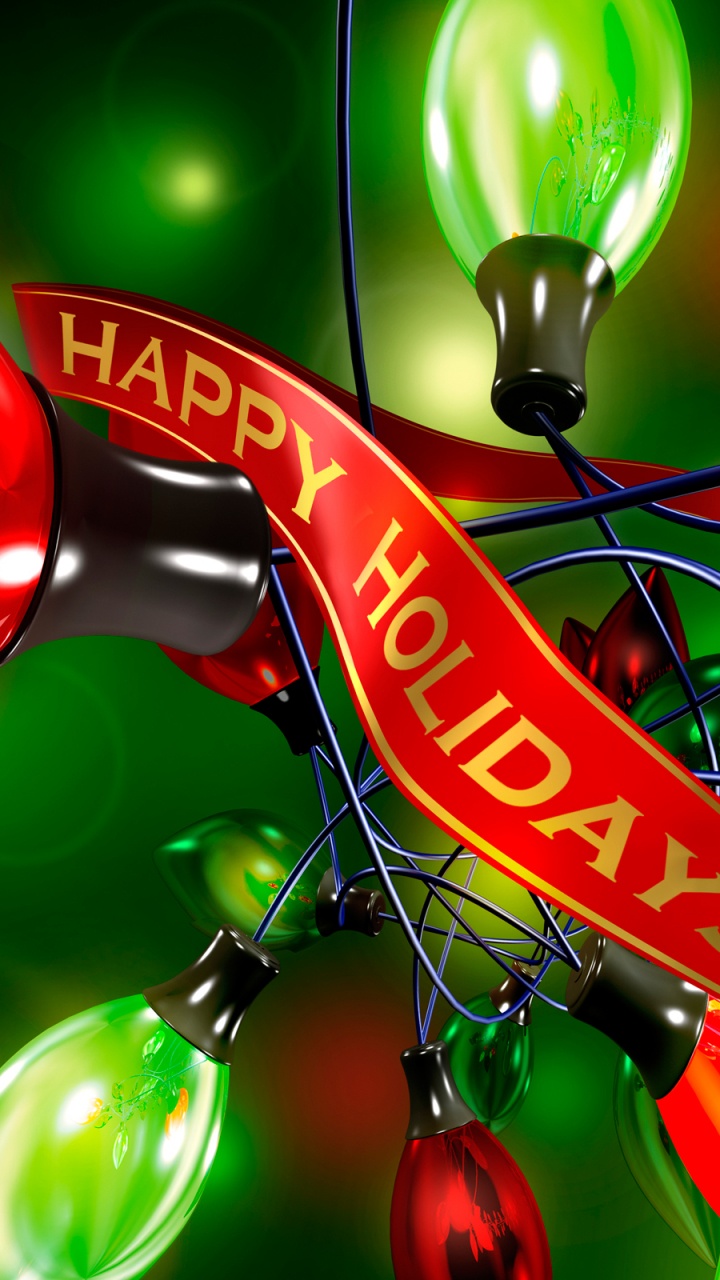 Birthday, Green, Red, Christmas Ornament, Christmas Decoration. Wallpaper in 720x1280 Resolution