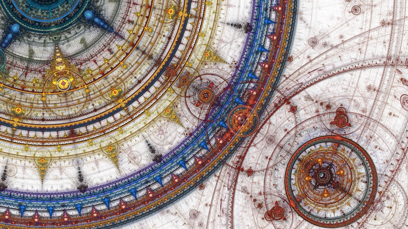 Braune Und Weiße Blumendecke. Wallpaper in 1366x768 Resolution