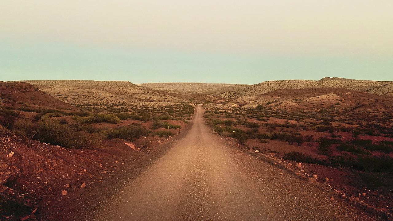 Carretera, Ecorregión, Infraestructura, Camino de Tierra, Mañana. Wallpaper in 1280x720 Resolution