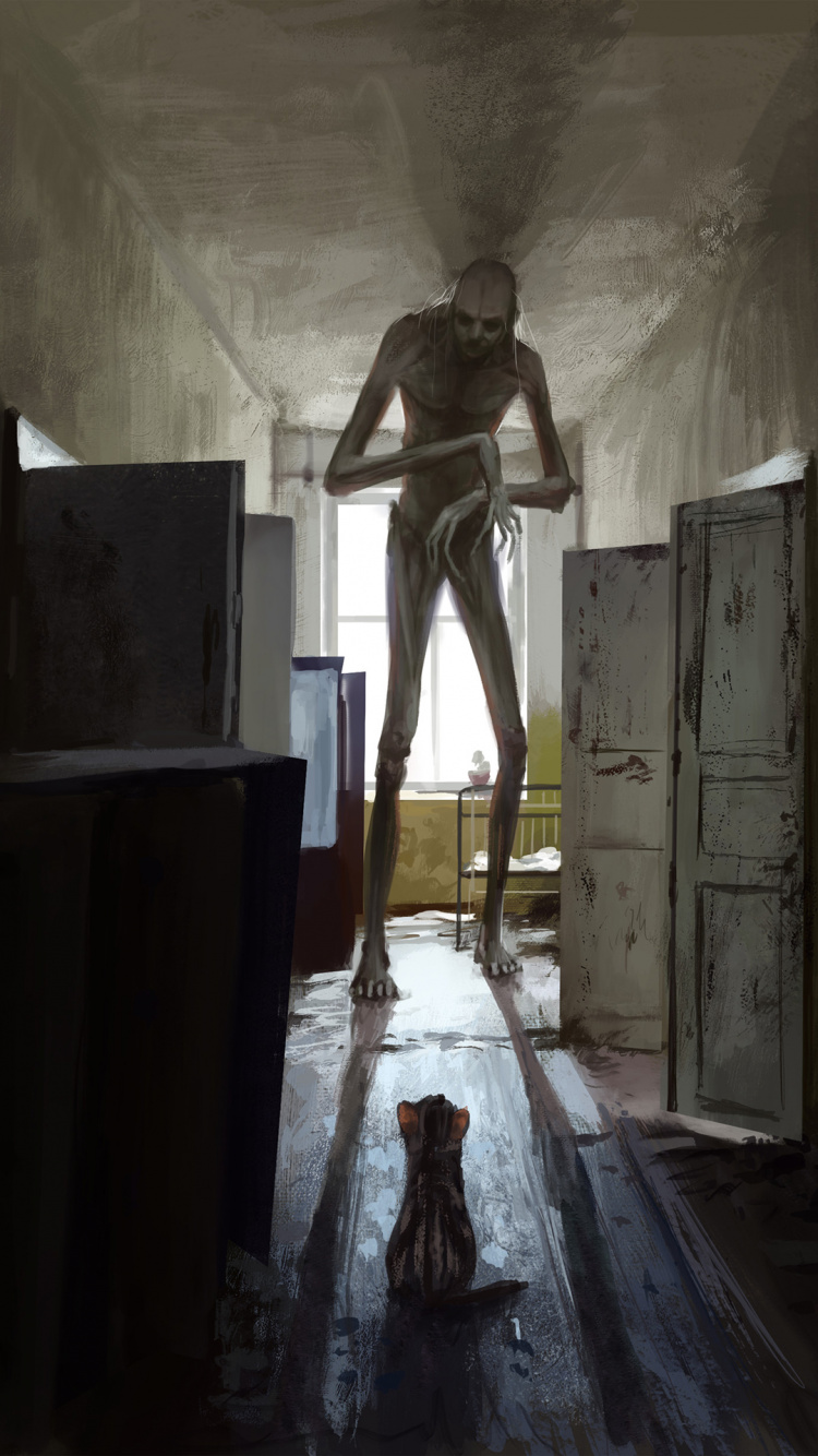 Art Scp 096, Art, Concept Art, Illustration, le Travail de L'art. Wallpaper in 750x1334 Resolution