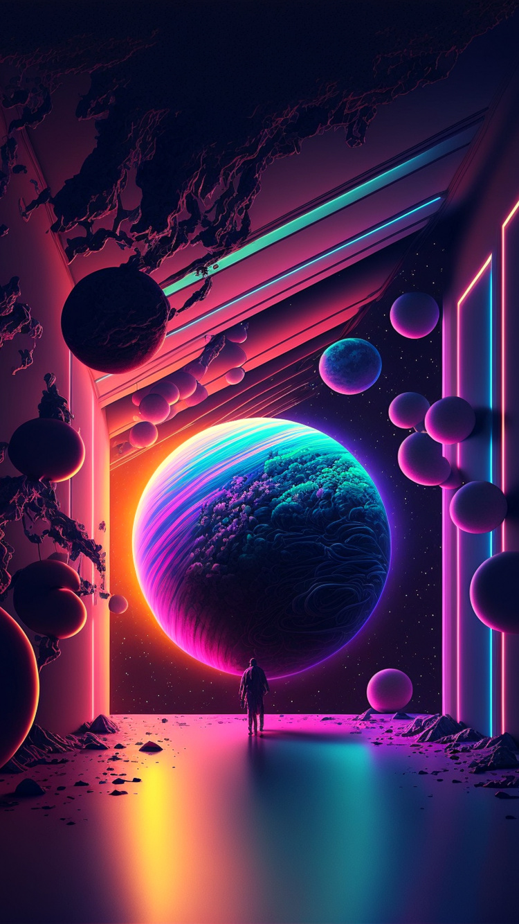 Luz, Diseño Gráfico, Arte Fractal, Arte, Diseño. Wallpaper in 750x1334 Resolution