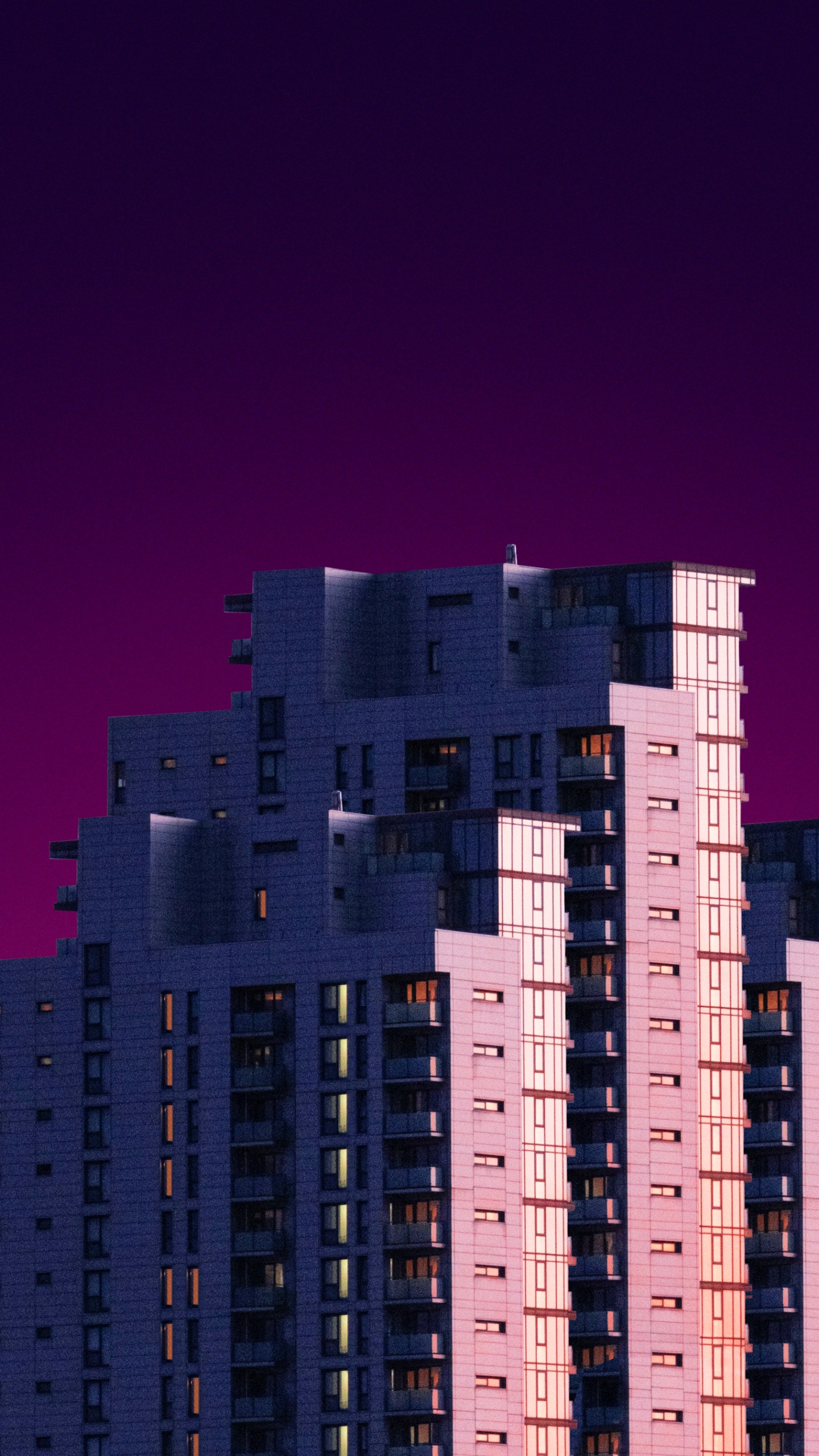 Metropole, Gebäude, Architektur, Fenster, Cloud. Wallpaper in 1440x2560 Resolution