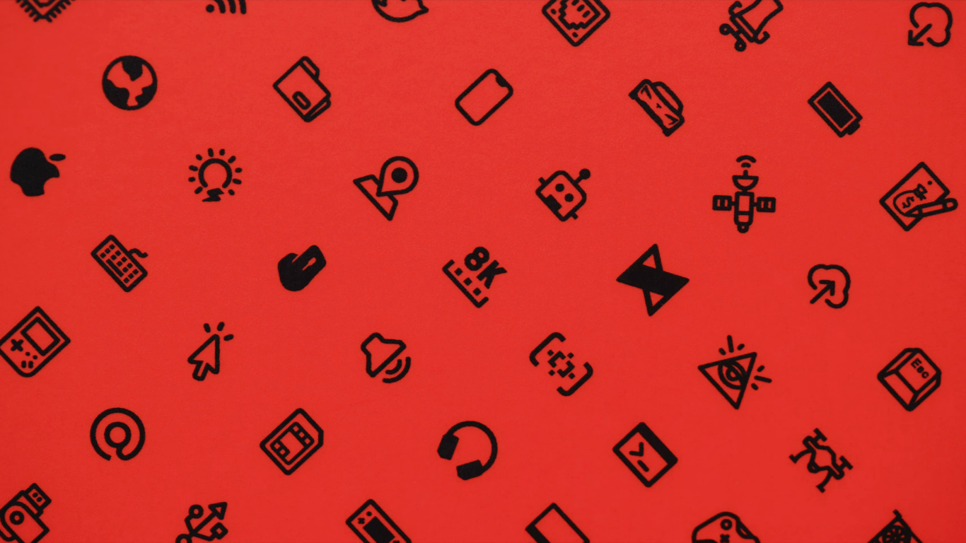 Cœur, Icône, Textile, Orange, Rectangle. Wallpaper in 1366x768 Resolution