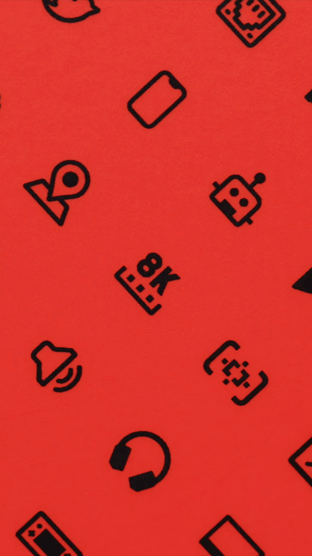 Heart, Icon, Textile, Orange, Rectangle. Wallpaper in 1080x1920 Resolution