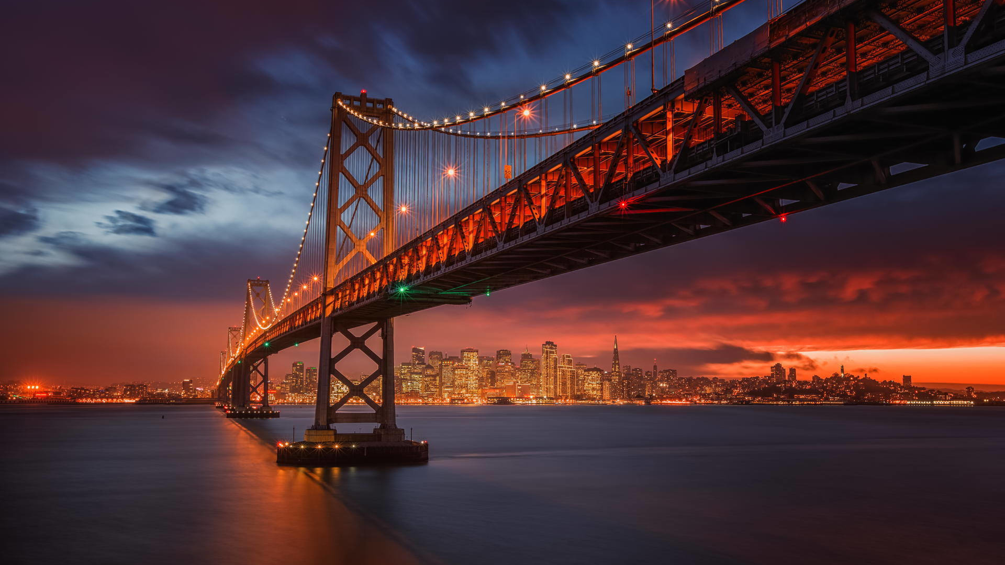 Pont du Portail Doré San Francisco. Wallpaper in 3840x2160 Resolution