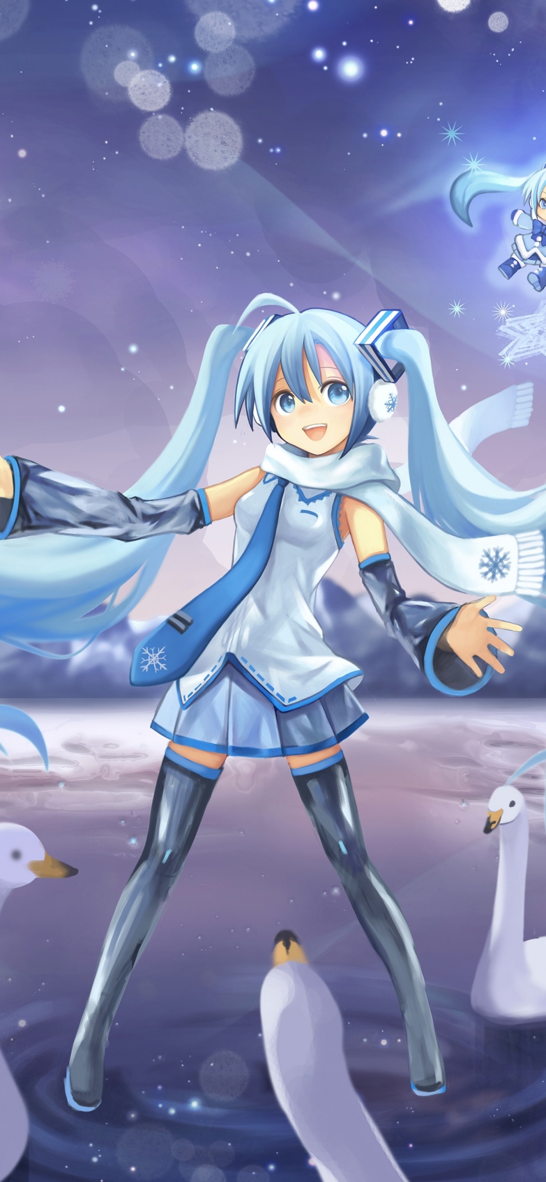 Femme en Robe Jaune et Blanche Personnage Anime. Wallpaper in 1125x2436 Resolution