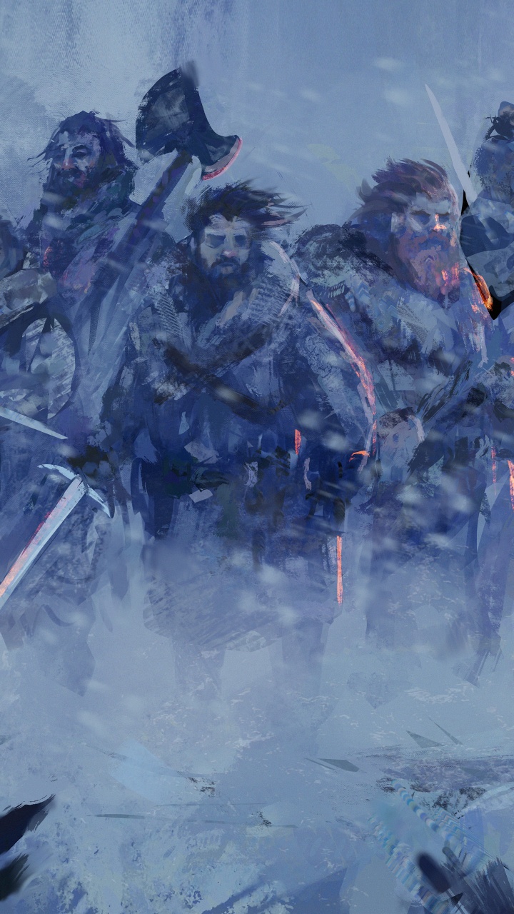 Groupe D'hommes en Chemise Rouge et Noire à Cheval. Wallpaper in 720x1280 Resolution