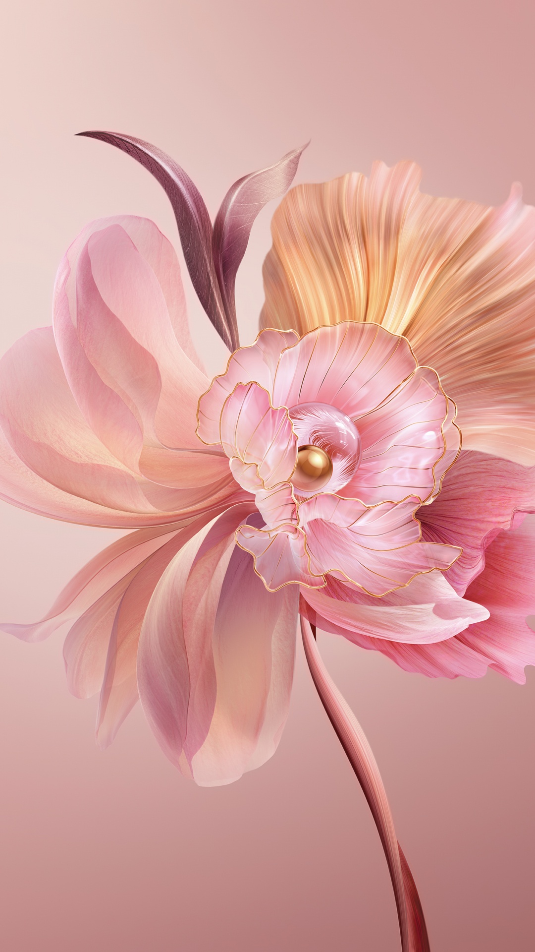 Flower, Pink, Colored, Floral Design, Cakes. Wallpaper in 1080x1920 Resolution