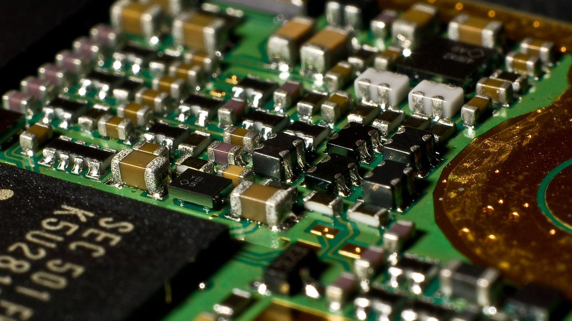 Mezclador de Audio Verde y Negro. Wallpaper in 1920x1080 Resolution