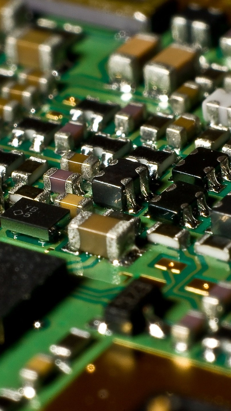 Grüner Und Schwarzer Audiomixer. Wallpaper in 750x1334 Resolution