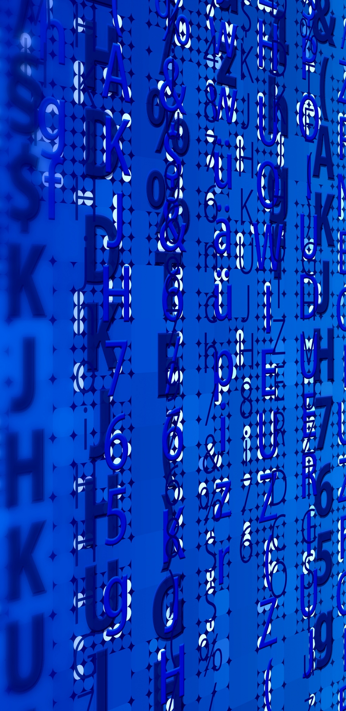 Lumières Bleues et Blanches Sur Textile Bleu. Wallpaper in 1440x2960 Resolution