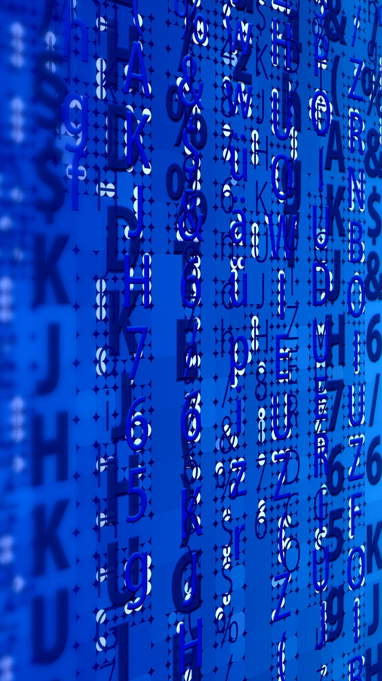 Lumières Bleues et Blanches Sur Textile Bleu. Wallpaper in 750x1334 Resolution