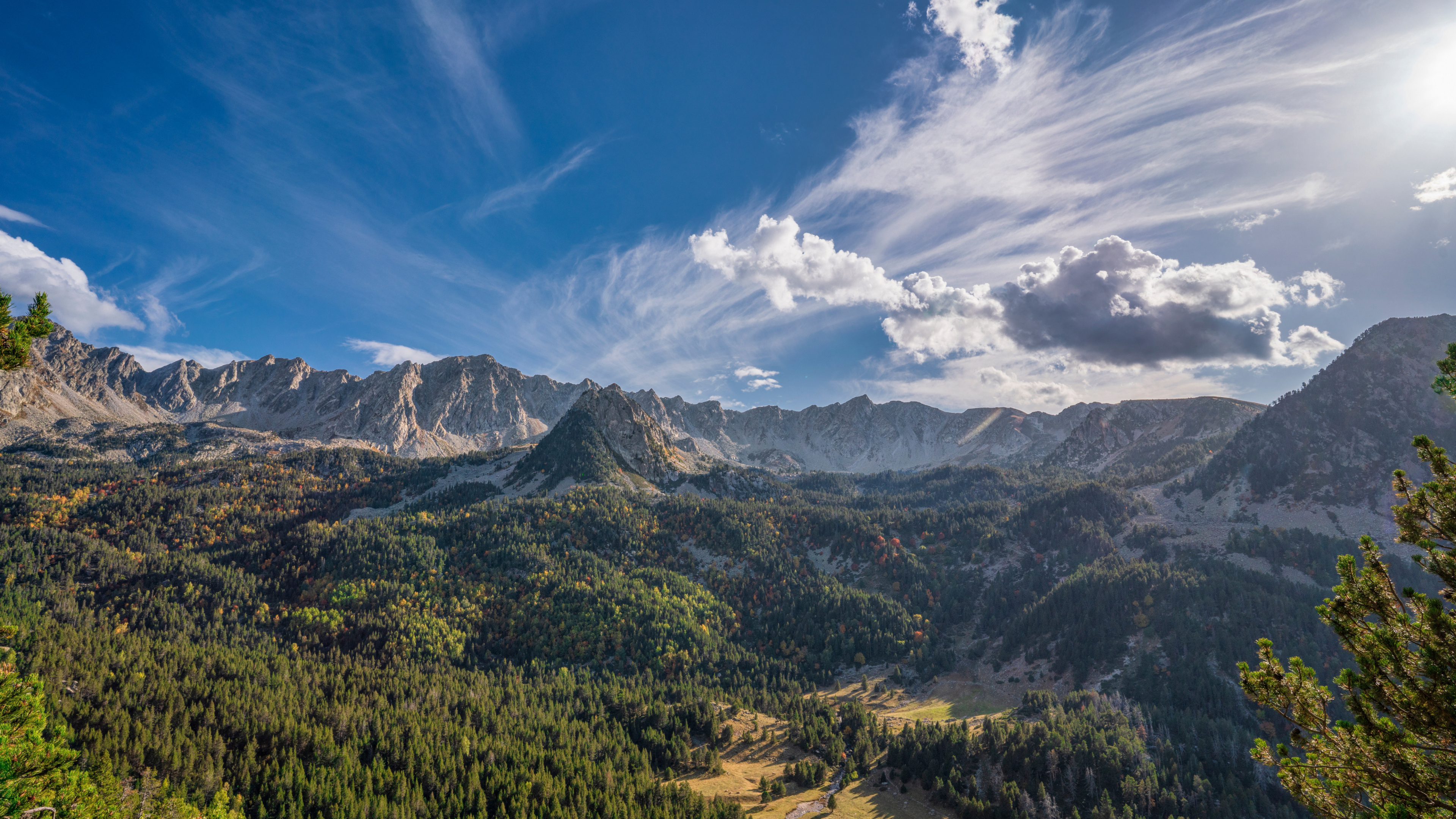 Natur, Andorra, Landschaftsmalerei, Cloud, Ökoregion. Wallpaper in 3840x2160 Resolution