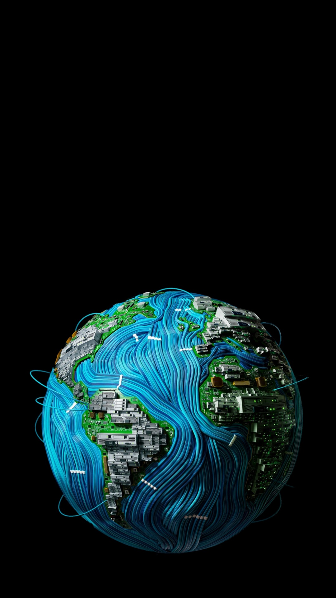 Electric Blue, Natural Material, Circle, Astronomical Object, Design. Wallpaper in 1080x1920 Resolution