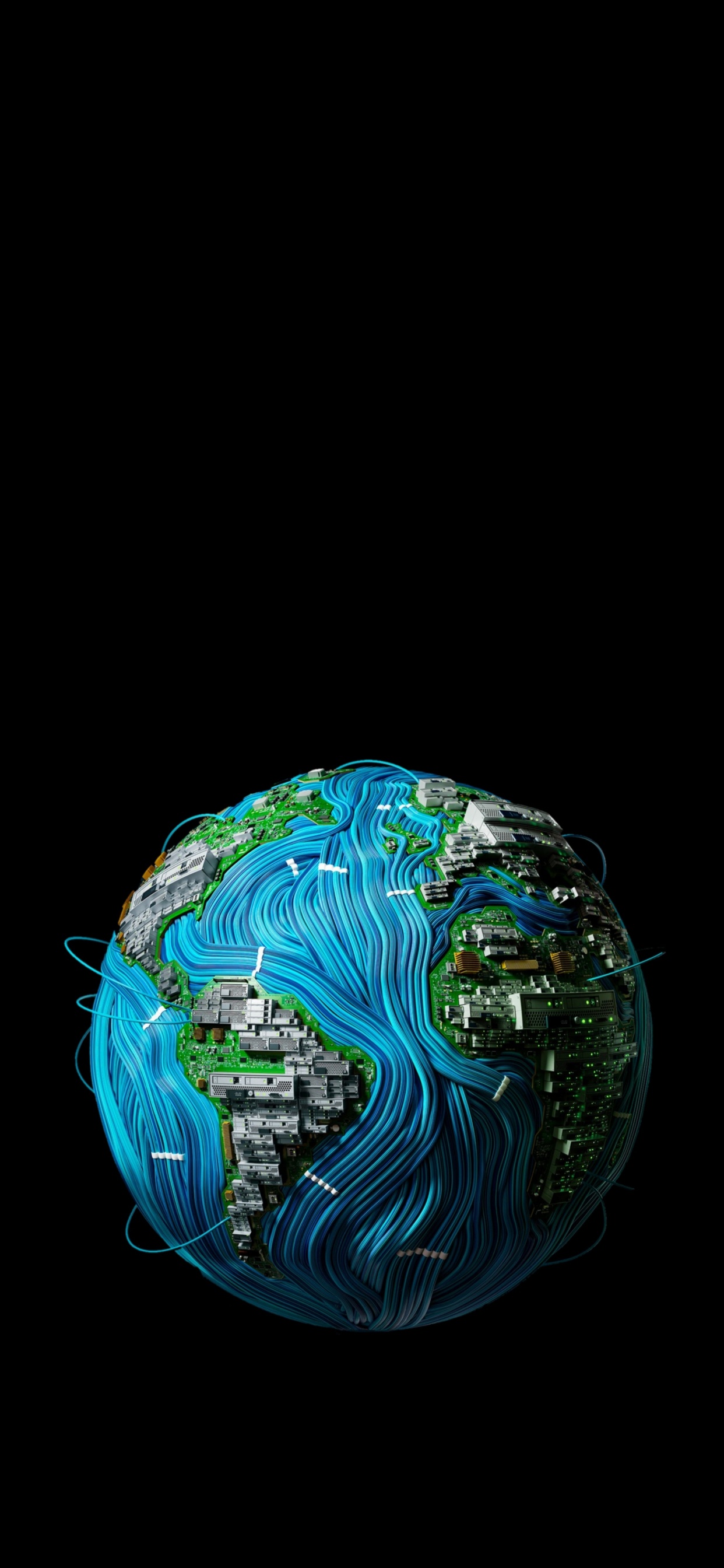 Electric Blue, Natural Material, Circle, Astronomical Object, Design. Wallpaper in 1242x2688 Resolution