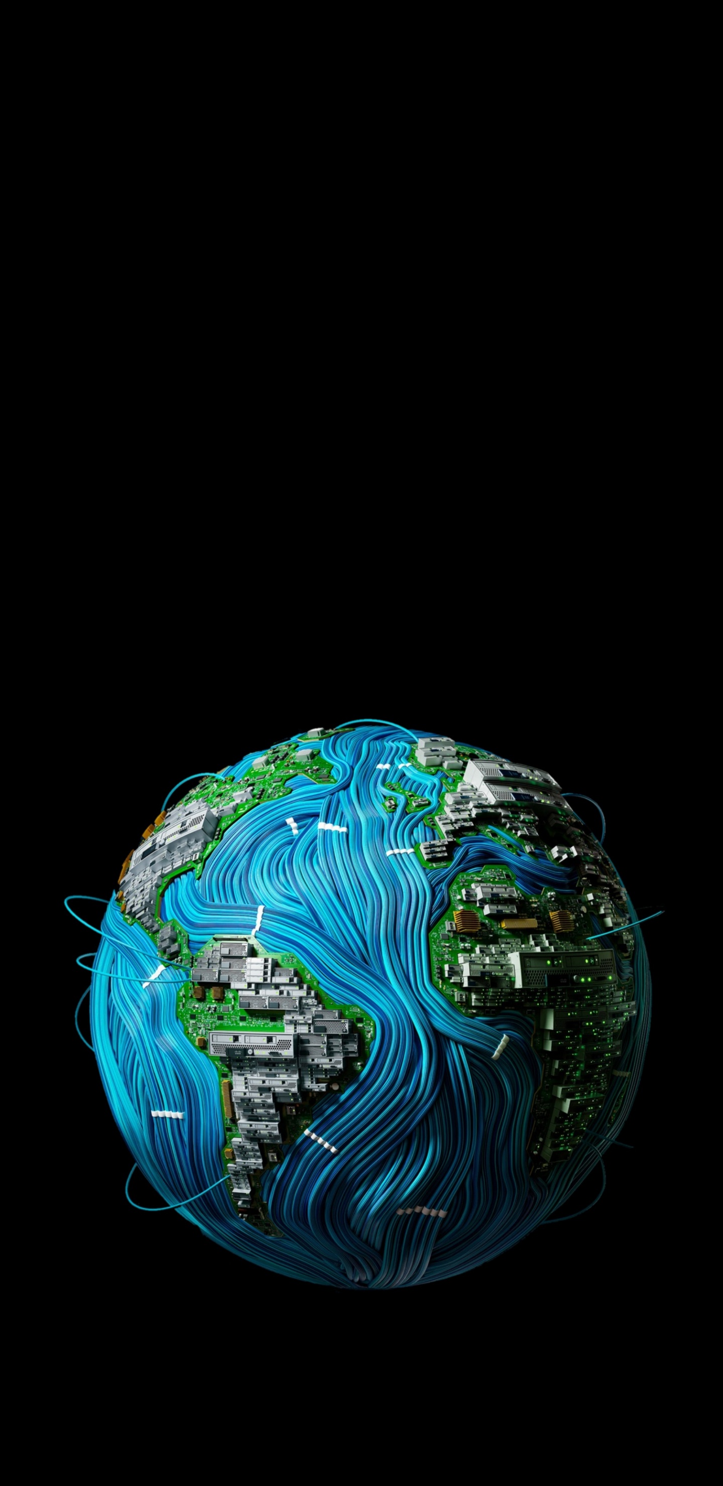 Electric Blue, Natural Material, Circle, Astronomical Object, Design. Wallpaper in 1440x2960 Resolution