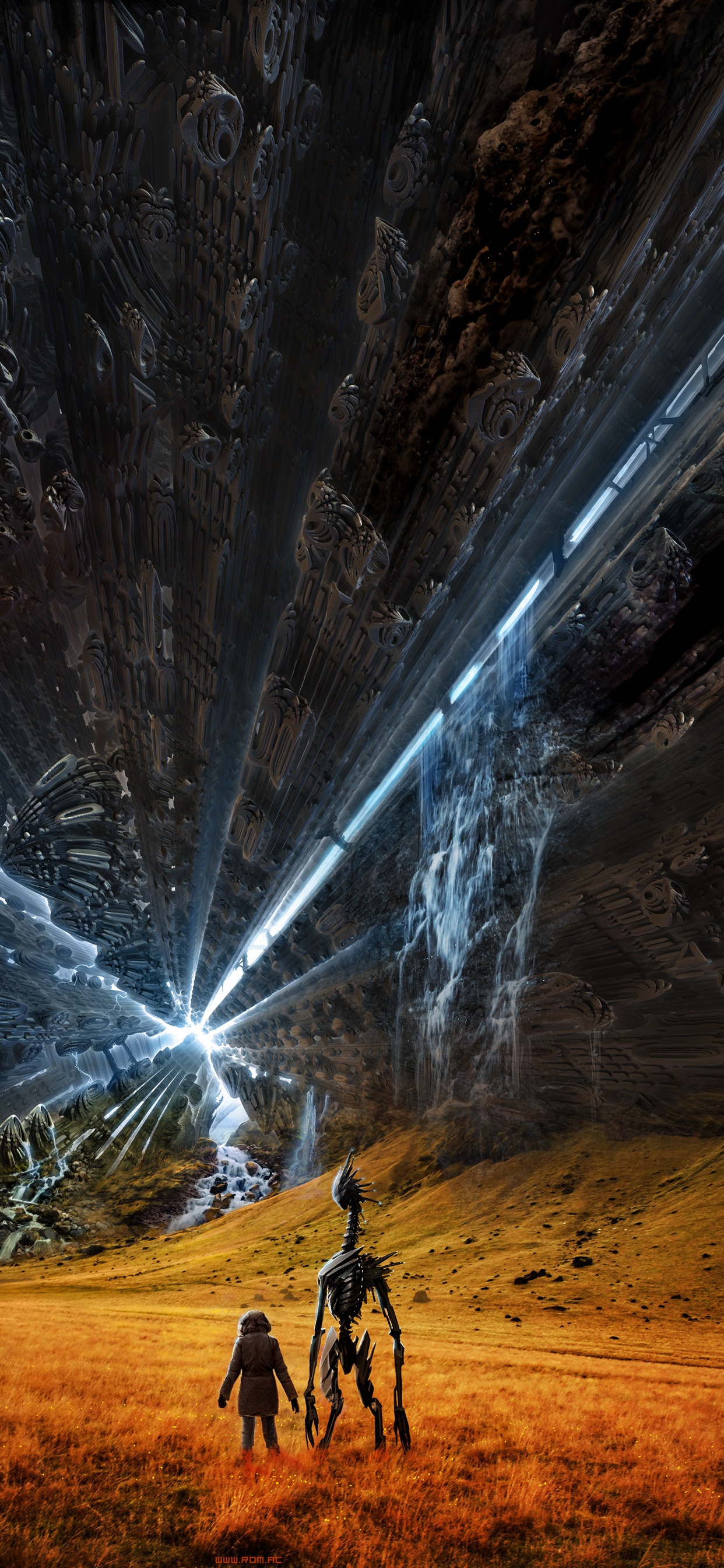 Cueva Marrón y Gris Con Rayos de Sol. Wallpaper in 1242x2688 Resolution