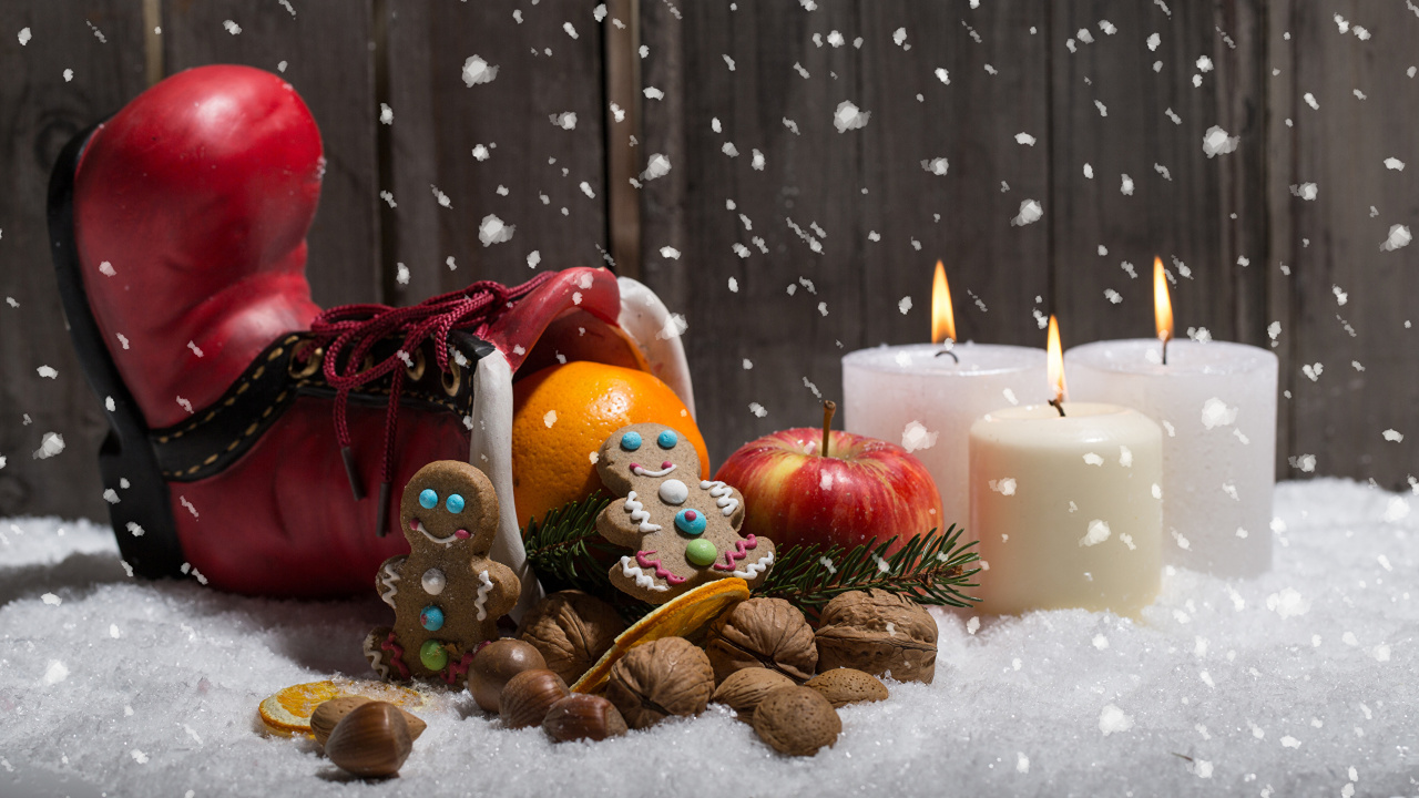 Christmas Day, Candle, New Year, Christmas Ornament, Christmas. Wallpaper in 1280x720 Resolution