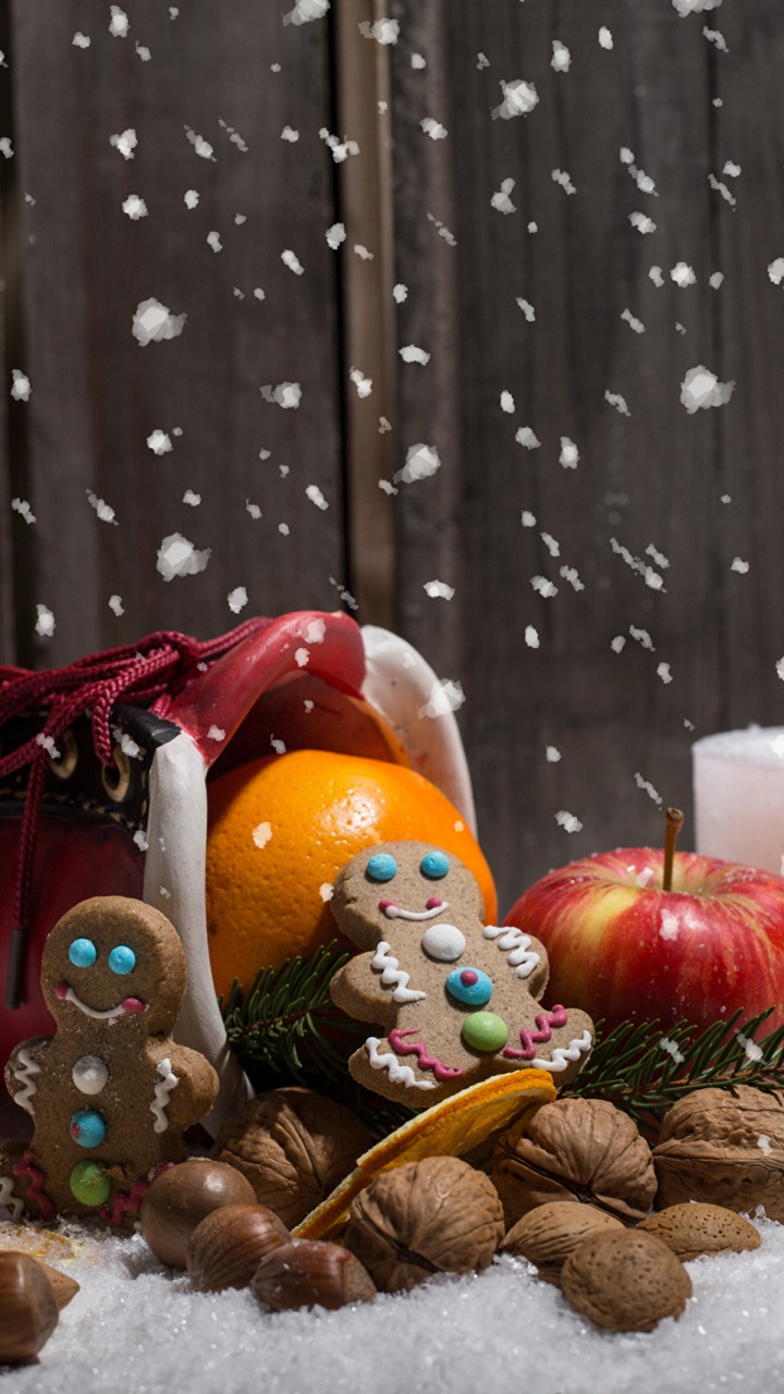 Weihnachten, Kerze, Neujahr, Christmas Ornament, Weihnachtsdekoration. Wallpaper in 720x1280 Resolution