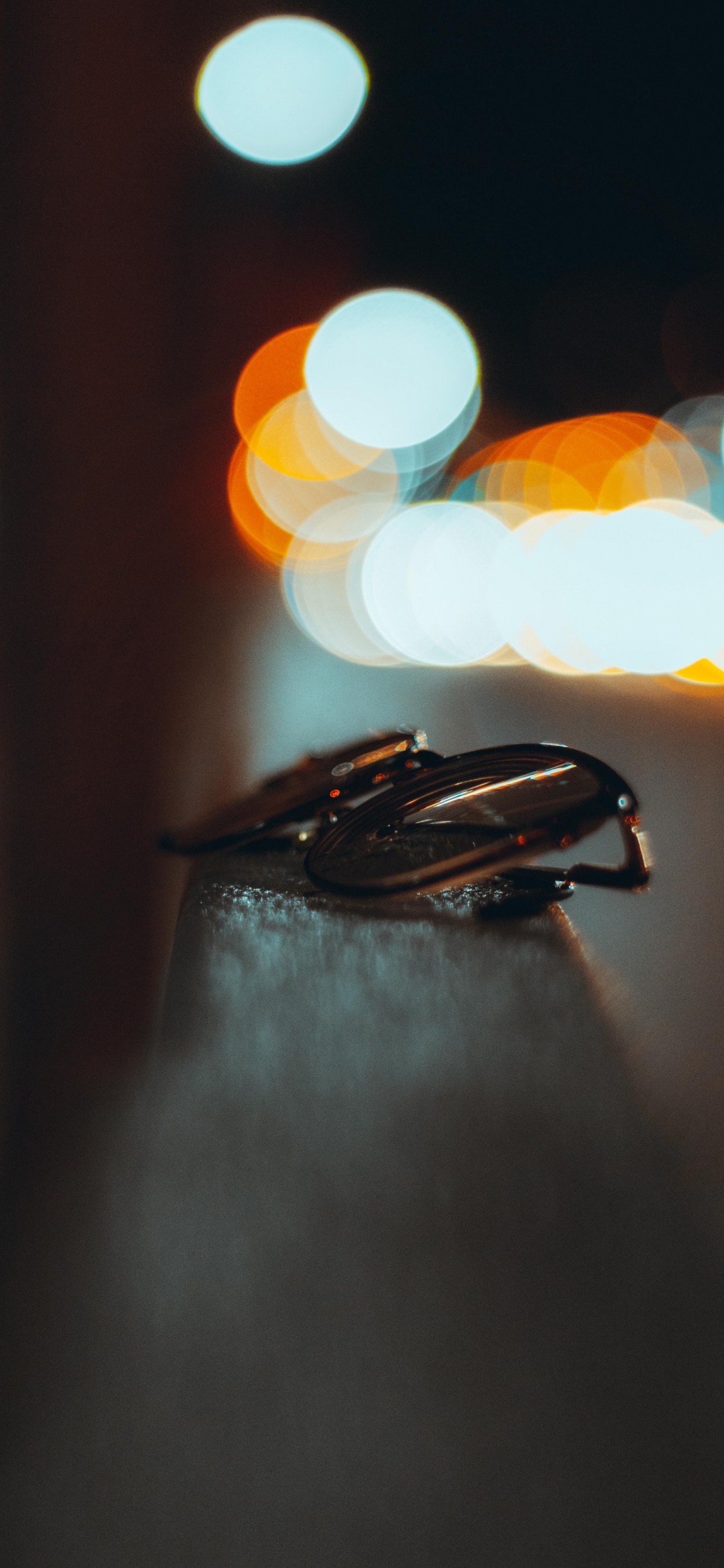 Lumière, L'éclairage Automobile, Ambre, de Teintes et de Nuances, Minuit. Wallpaper in 1125x2436 Resolution