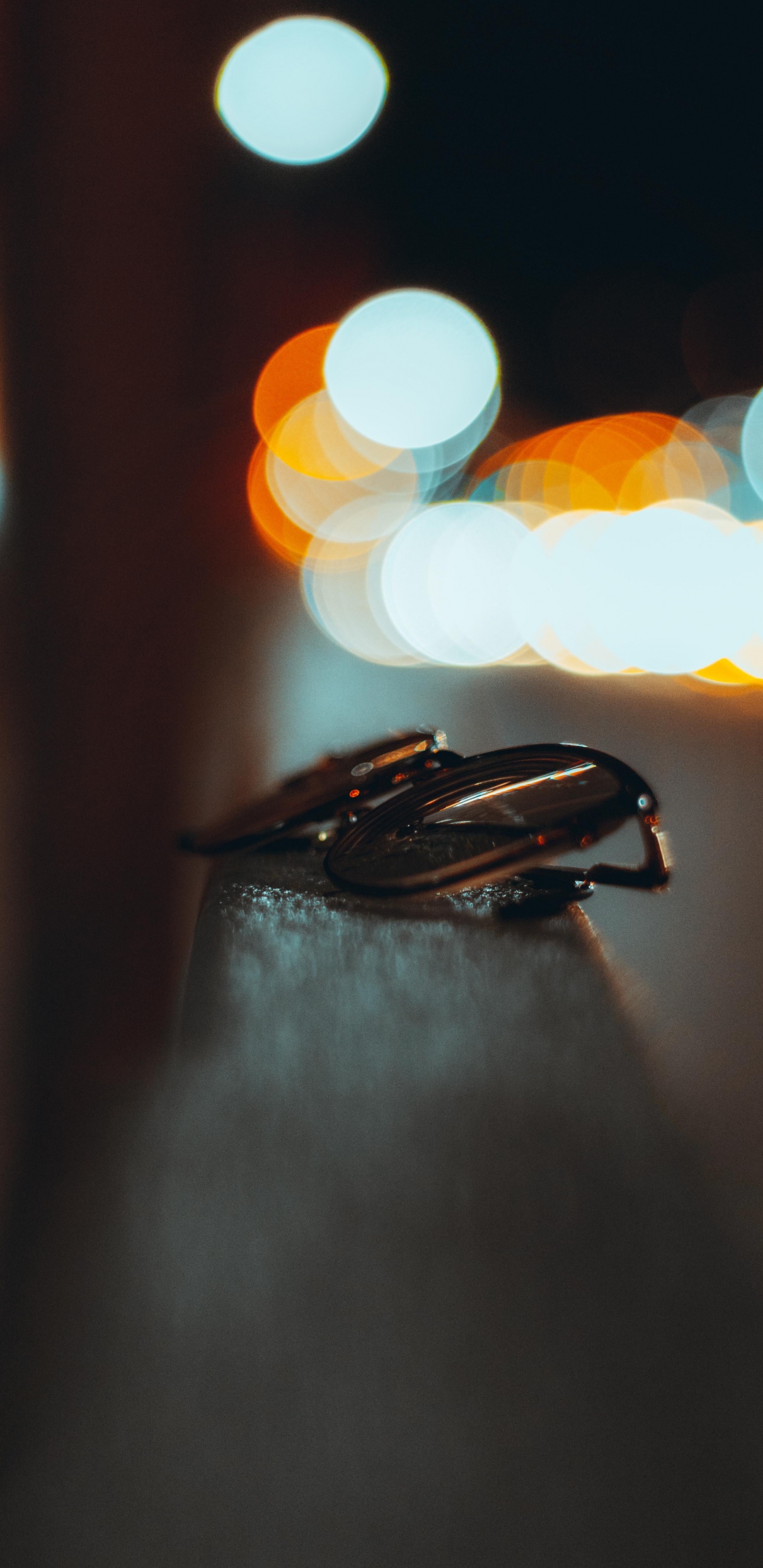 Lumière, L'éclairage Automobile, Ambre, de Teintes et de Nuances, Minuit. Wallpaper in 1440x2960 Resolution