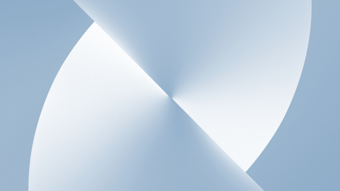 Bleu Sierra, Apple, Ios 15, Starlight, Pente. Wallpaper in 1366x768 Resolution