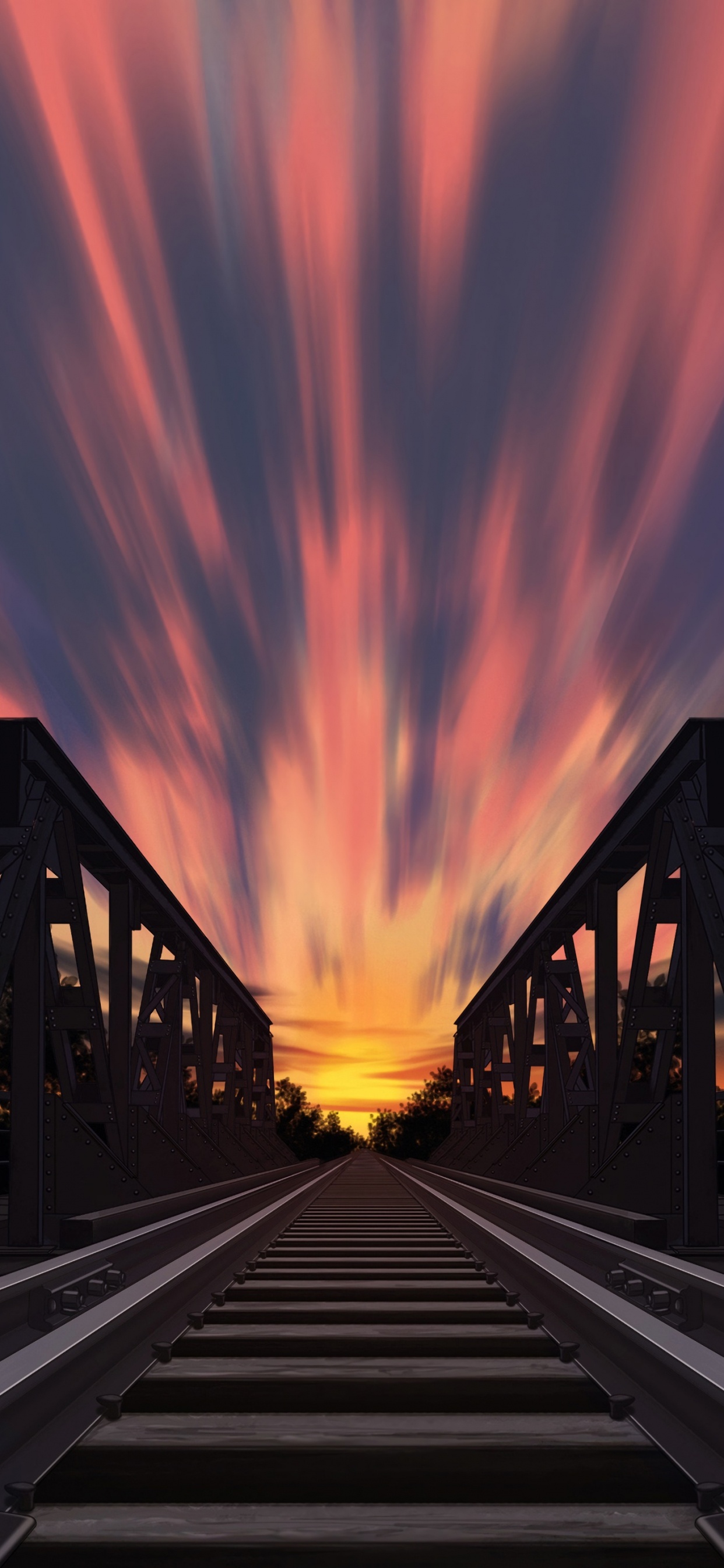 Time Lapse Photography of Cars on Road During Night Time. Wallpaper in 1242x2688 Resolution