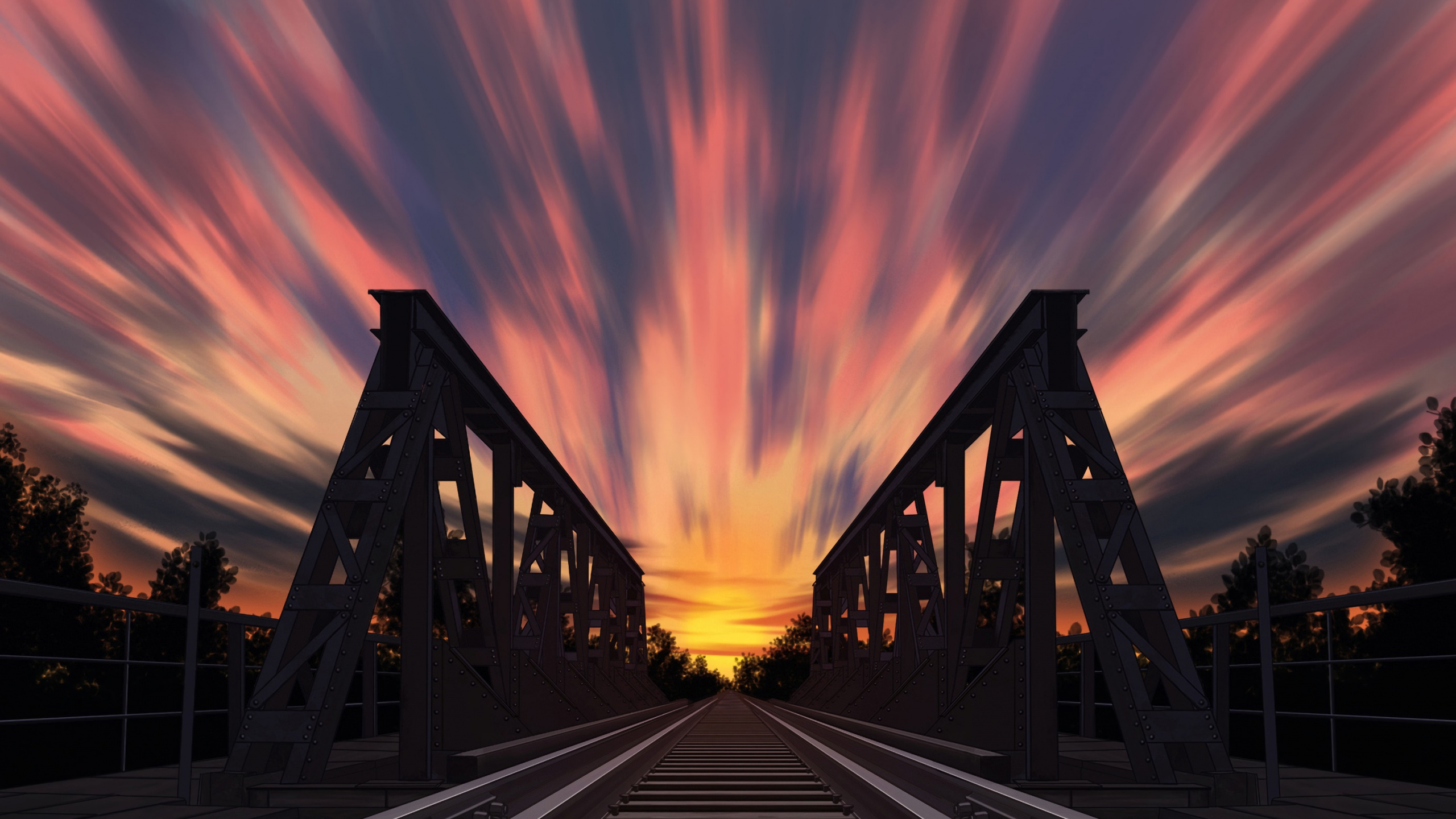 Time Lapse Photography of Cars on Road During Night Time. Wallpaper in 2560x1440 Resolution