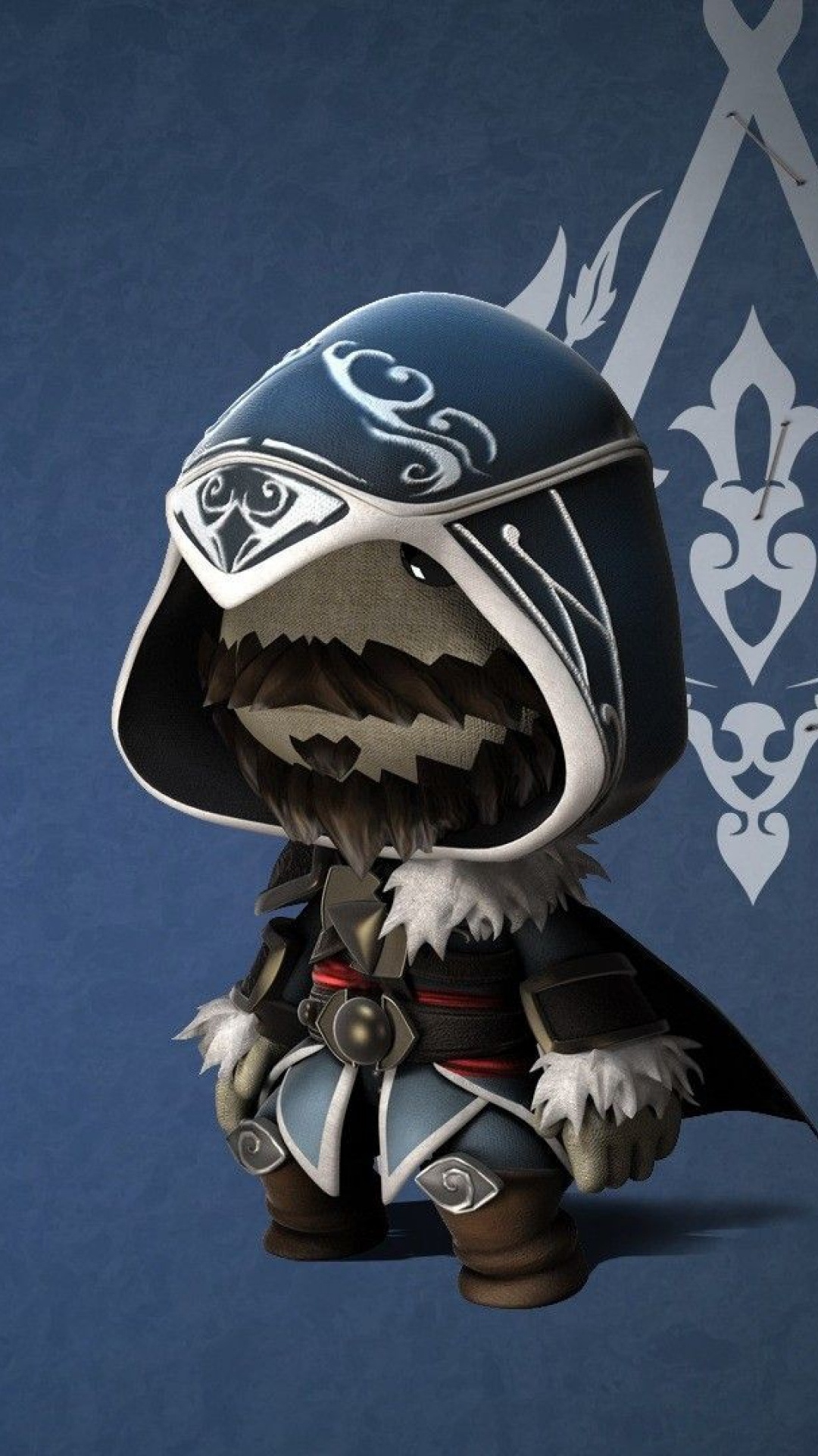 LittleBigPlanet, Helmet, Headgear, Space, Ezio Auditore. Wallpaper in 1080x1920 Resolution