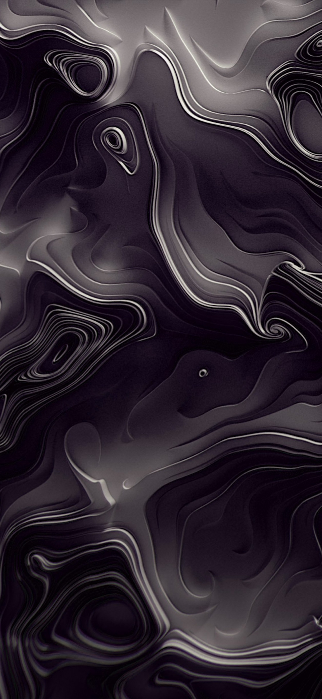 Weiße Und Graue Abstrakte Malerei. Wallpaper in 1125x2436 Resolution