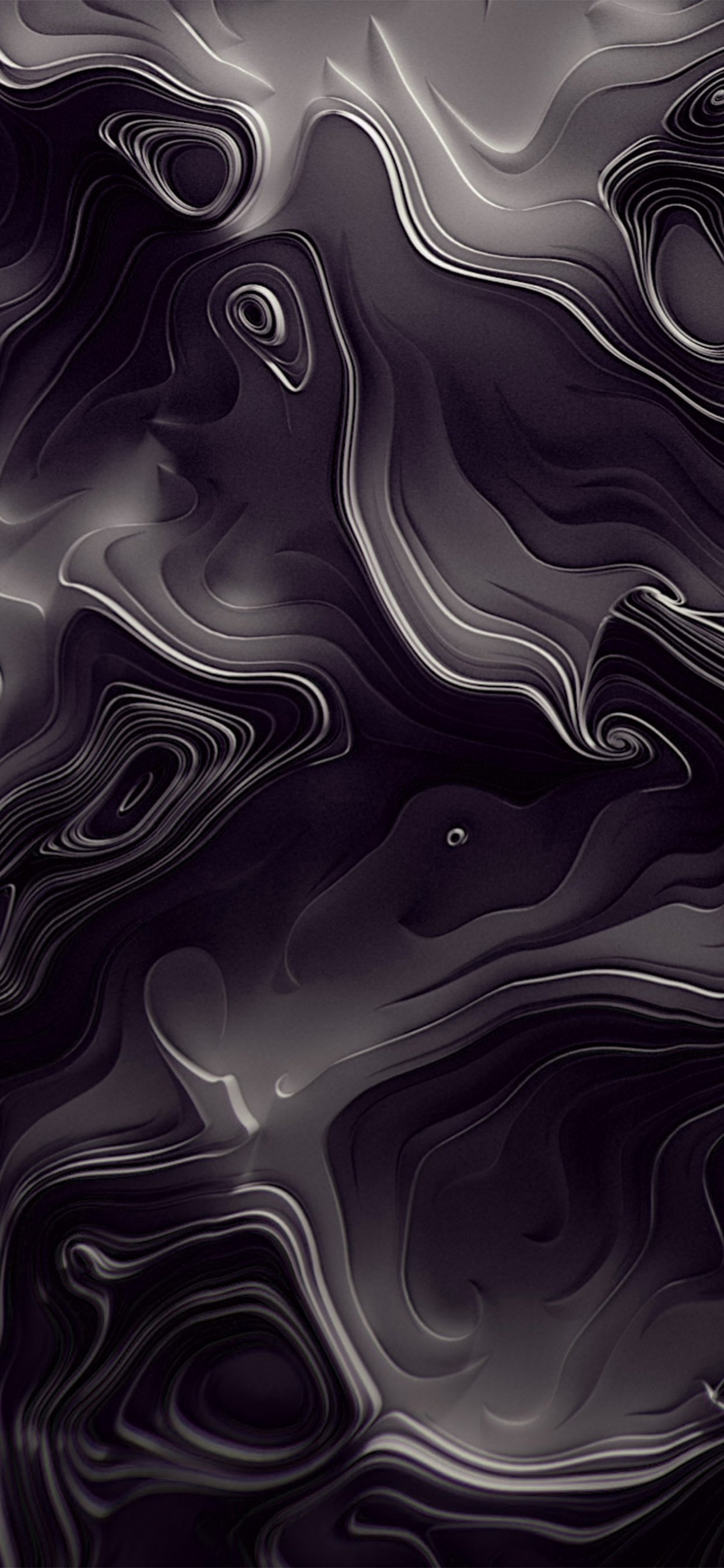 Weiße Und Graue Abstrakte Malerei. Wallpaper in 1242x2688 Resolution