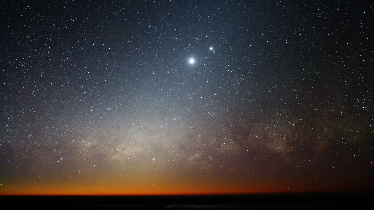 Starry Night Over The Starry Night. Wallpaper in 1280x720 Resolution