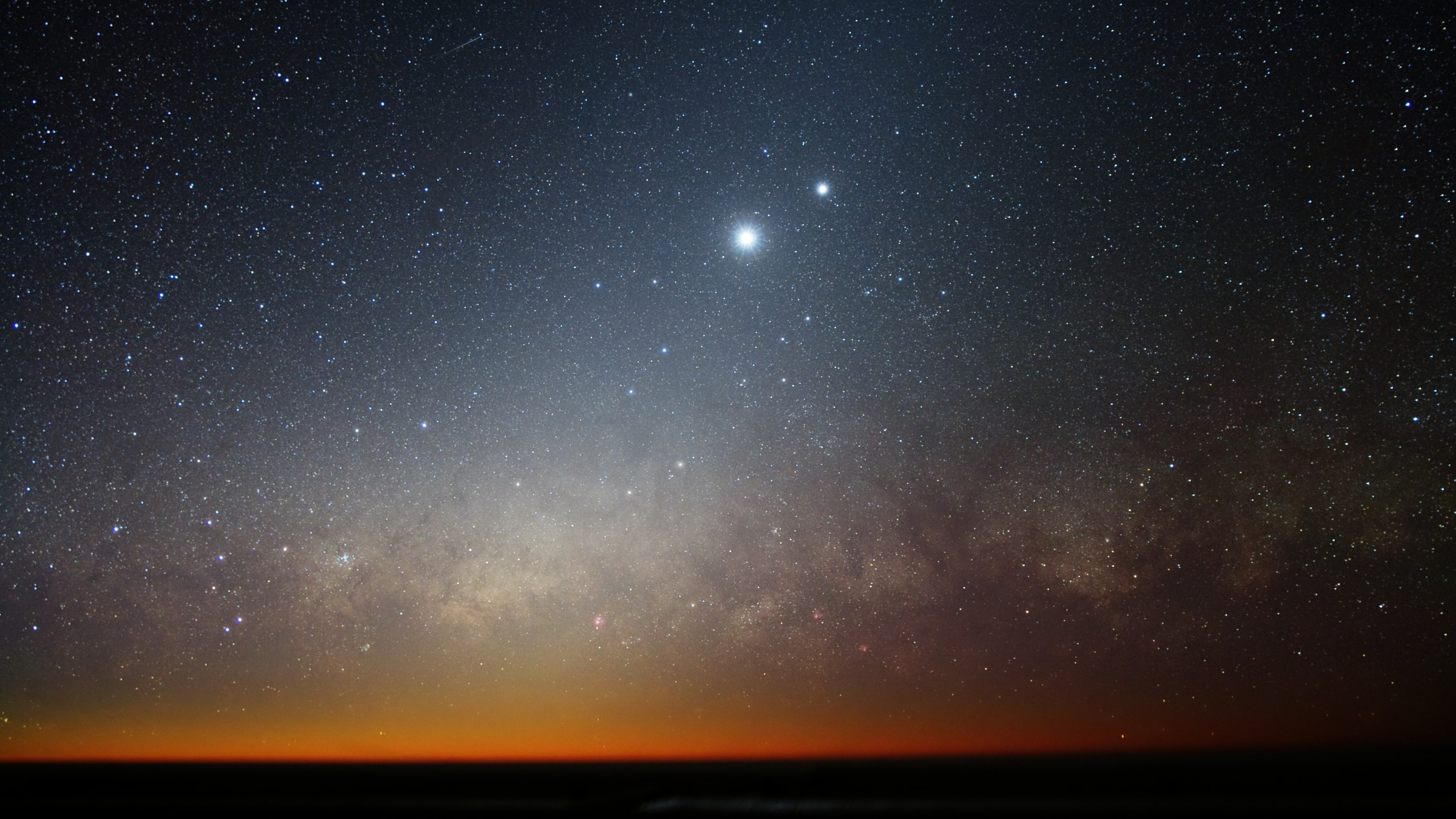 Noche Estrellada Sobre la Noche Estrellada. Wallpaper in 2560x1440 Resolution