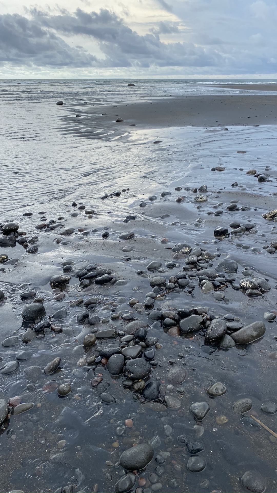 Mer, Vasière, Eau, Marée, Plage. Wallpaper in 1080x1920 Resolution