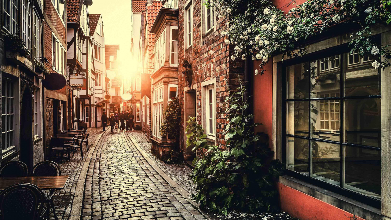 Bâtiment en Béton Marron et Blanc Pendant la Journée. Wallpaper in 1280x720 Resolution