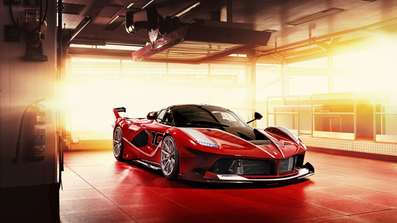 Ferrari FXX-K, Laferrari, Ferrari 458, Ferrari 488, Enzo Ferrari. Wallpaper in 1366x768 Resolution