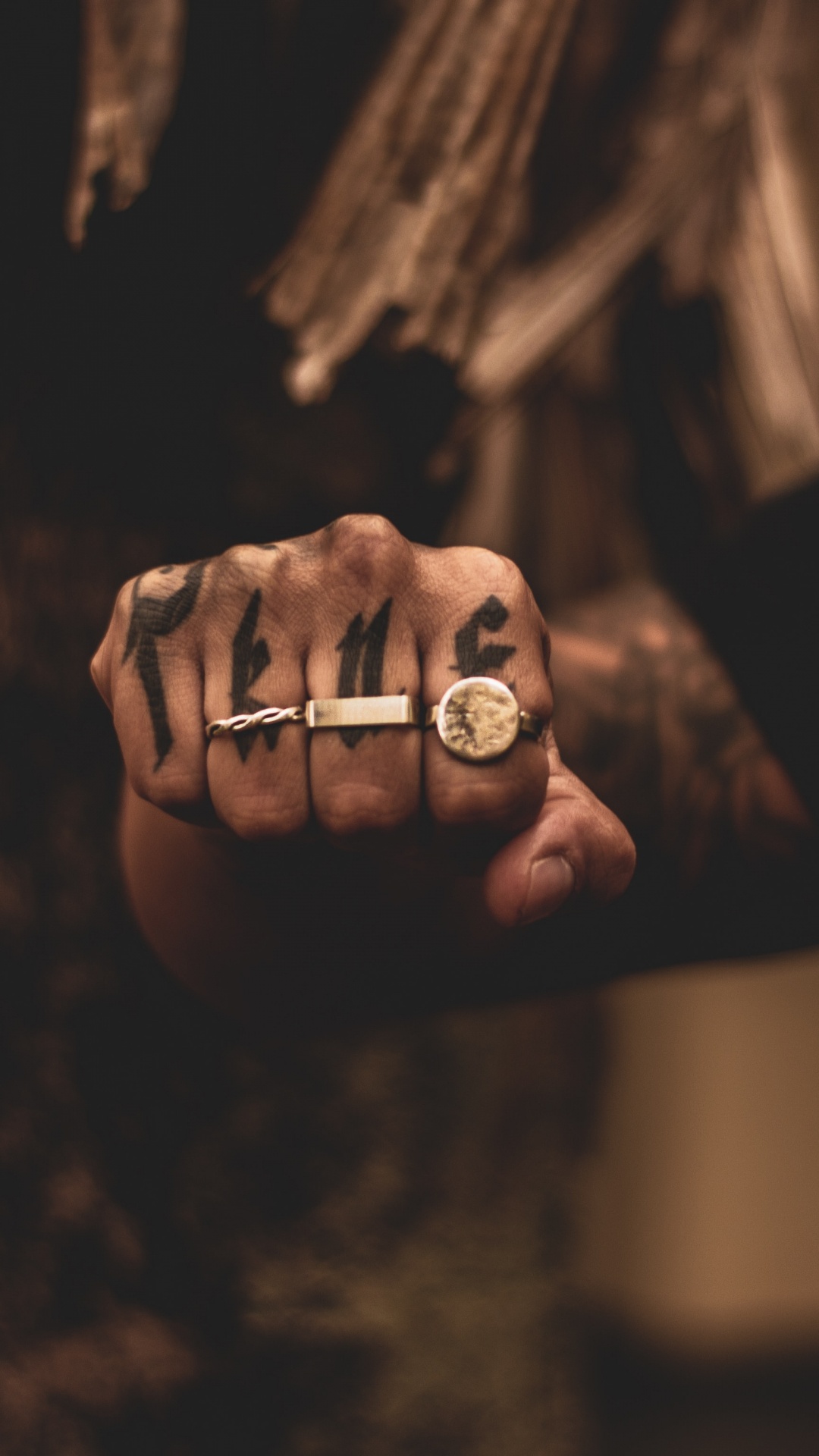 Grayscale Photo of Person Holding Ring. Wallpaper in 1080x1920 Resolution