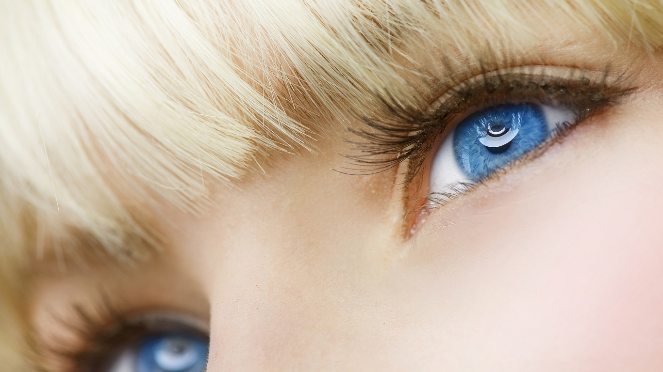 Eye Color, Beauty, Face, Eyebrow, Eye. Wallpaper in 1366x768 Resolution