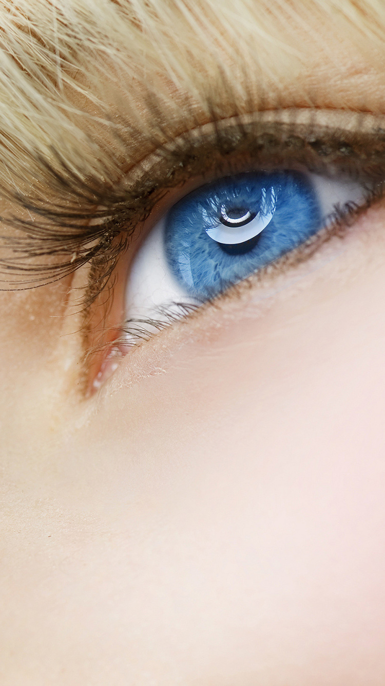 Eye Color, Beauty, Face, Eyebrow, Eye. Wallpaper in 750x1334 Resolution