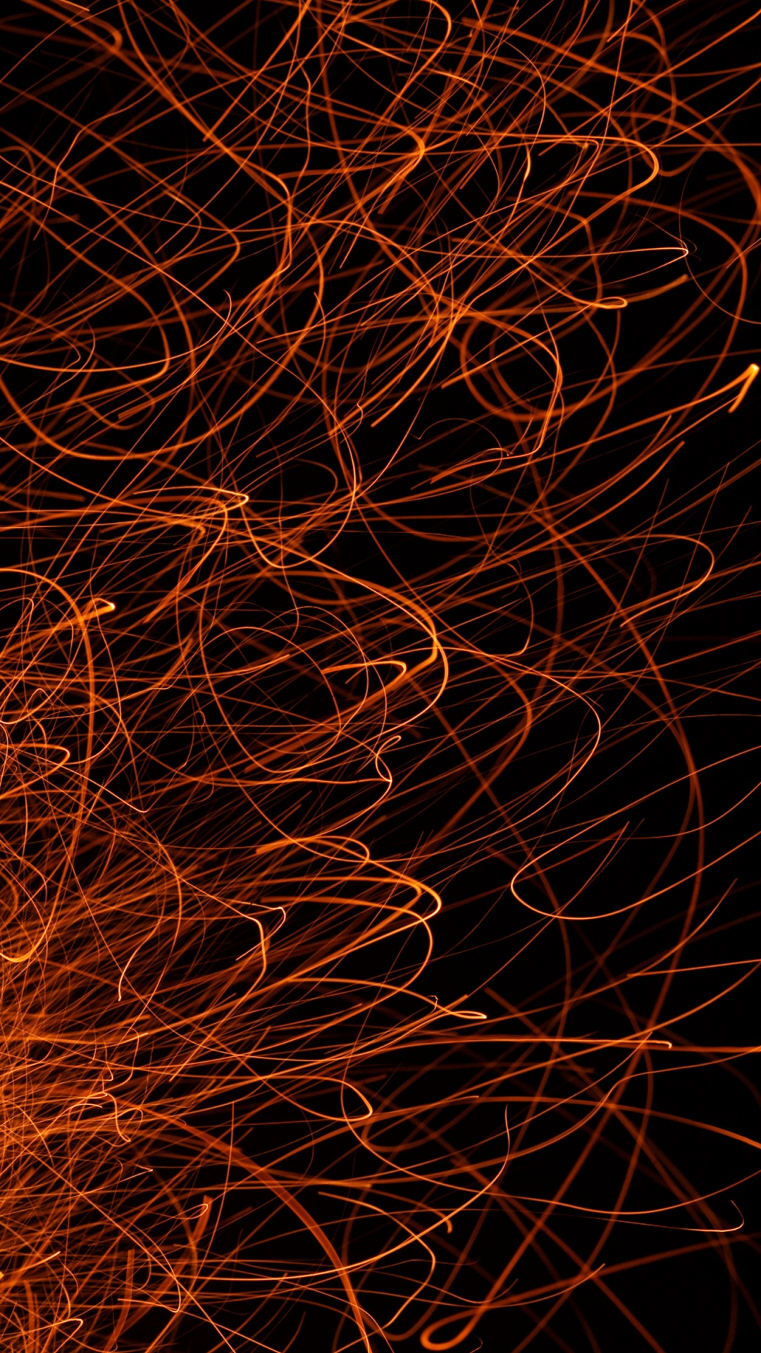 Braune Und Schwarze Abstrakte Malerei. Wallpaper in 1080x1920 Resolution