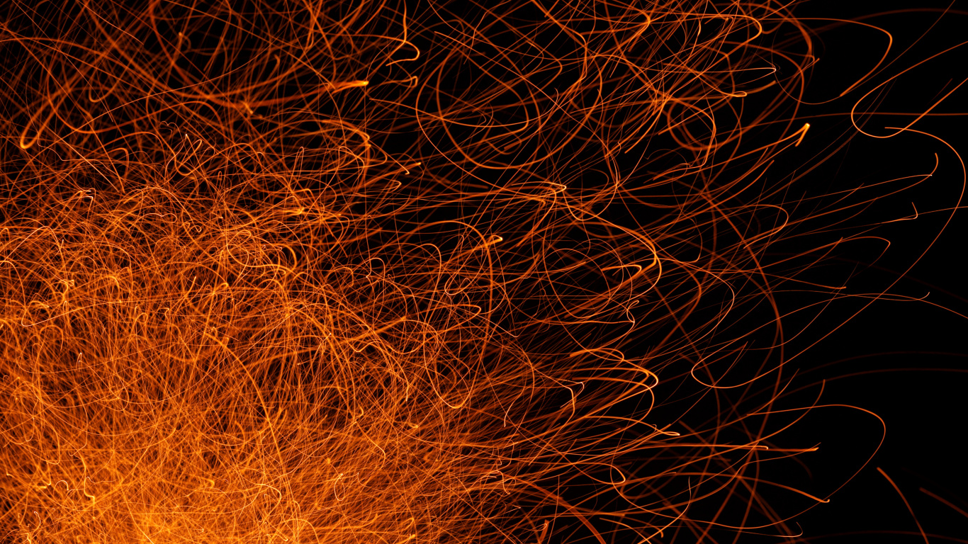 Brown and Black Abstract Painting. Wallpaper in 1366x768 Resolution