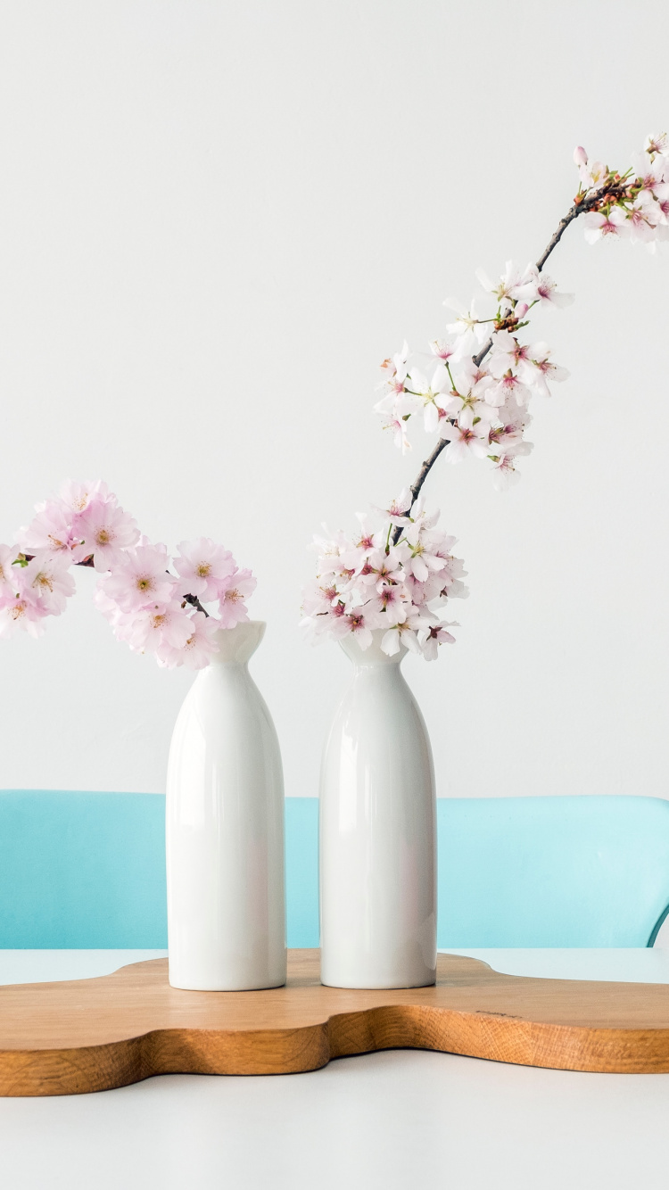 Being Secure in Yourself, Flower, Vase, Plant, Table. Wallpaper in 750x1334 Resolution