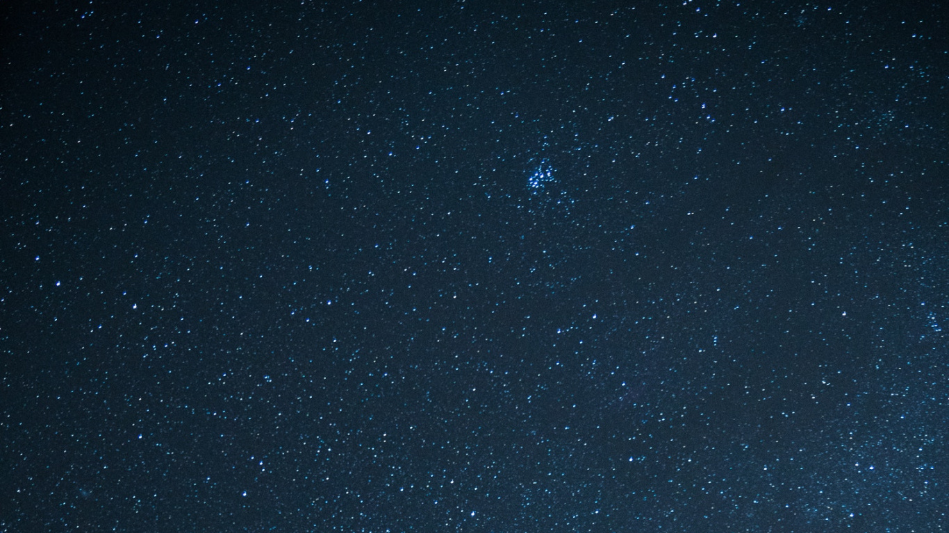 Stars in The Sky During Night Time. Wallpaper in 1366x768 Resolution