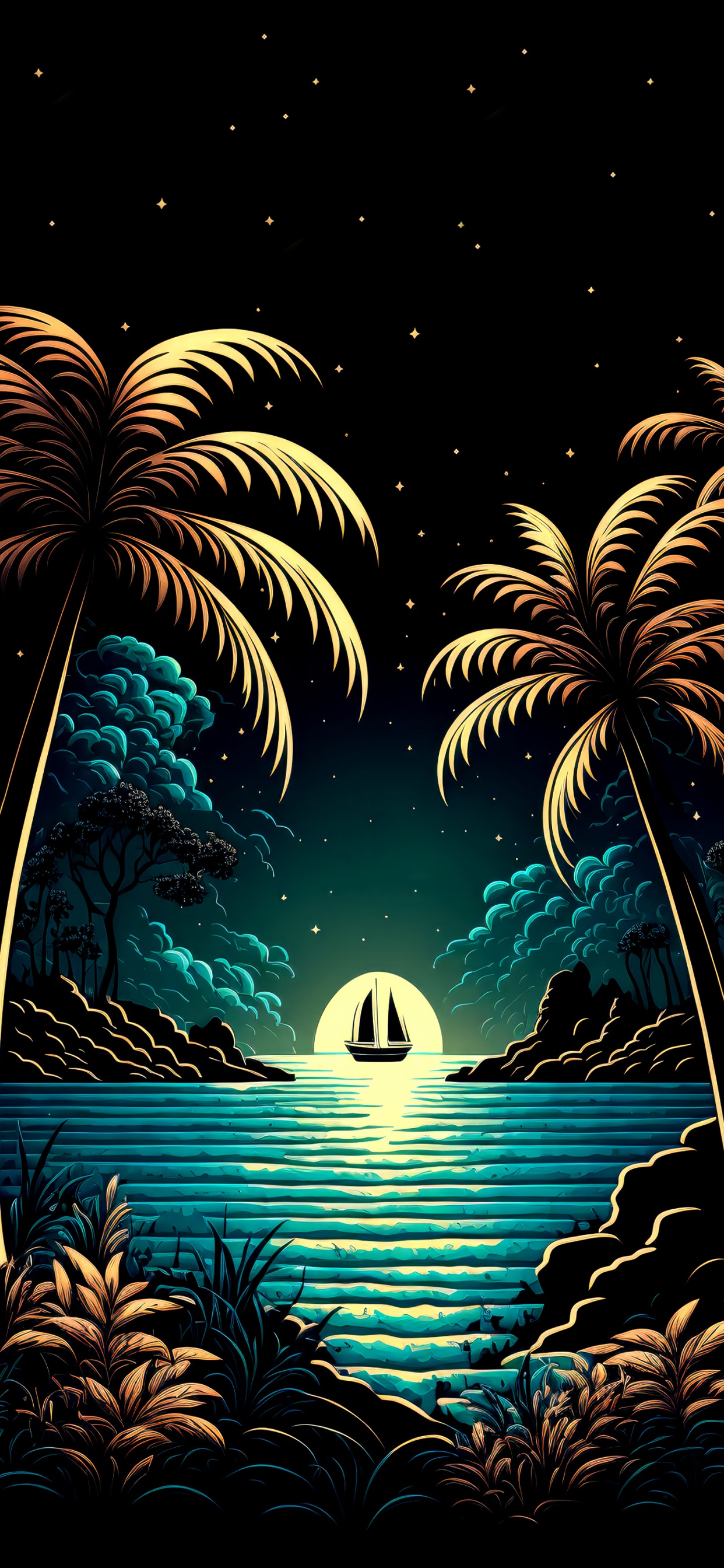 Luz, Diseño Gráfico, Artes Visuales, Agua, Naturaleza. Wallpaper in 1242x2688 Resolution