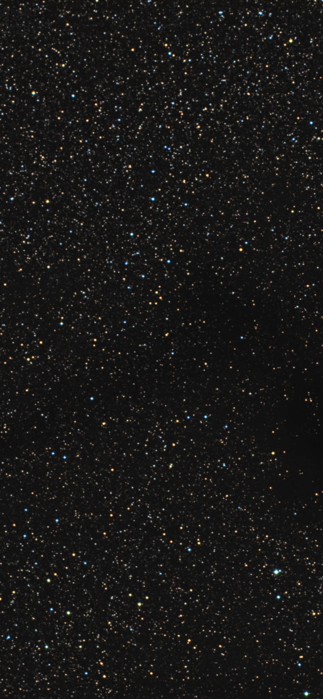 Étoiles Dans le Ciel Pendant la Nuit. Wallpaper in 1125x2436 Resolution