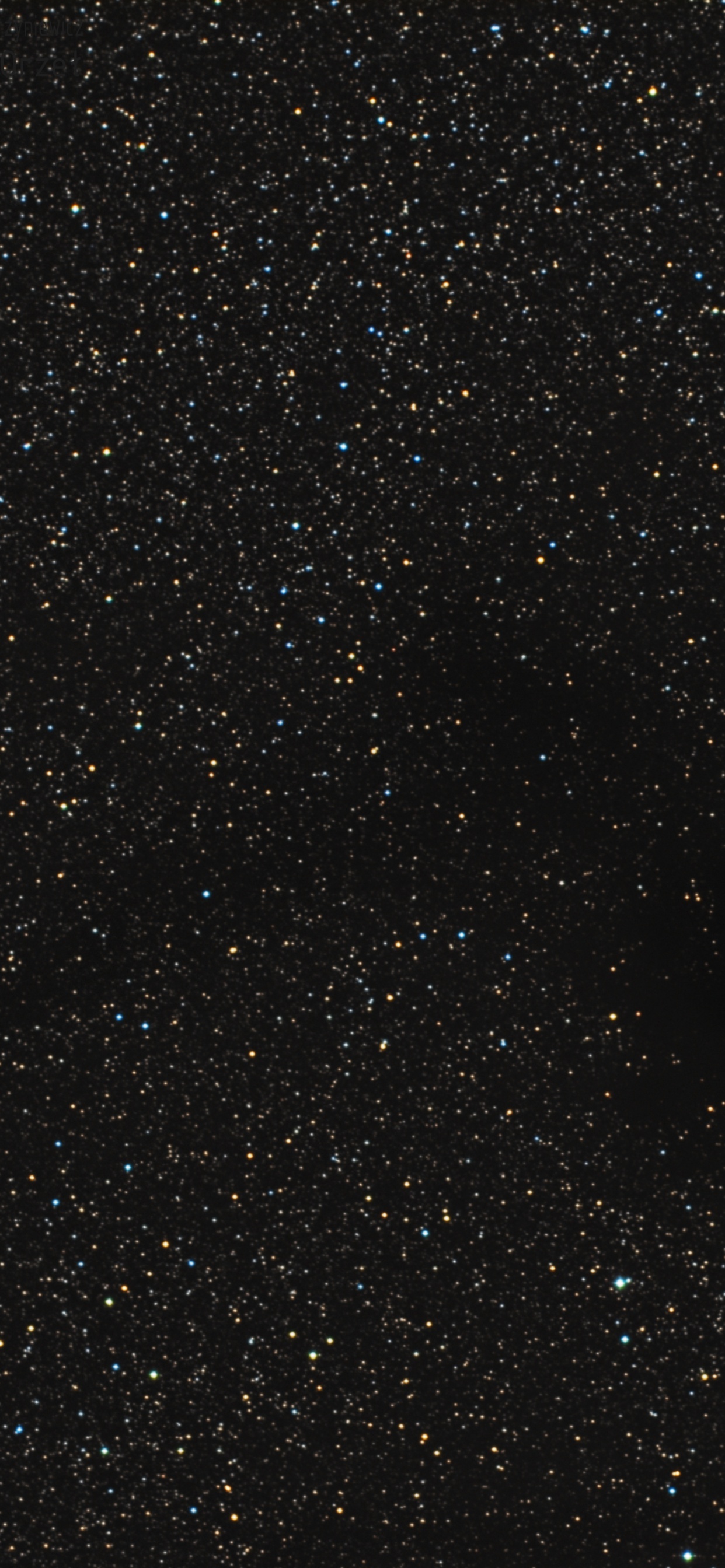 Étoiles Dans le Ciel Pendant la Nuit. Wallpaper in 1242x2688 Resolution