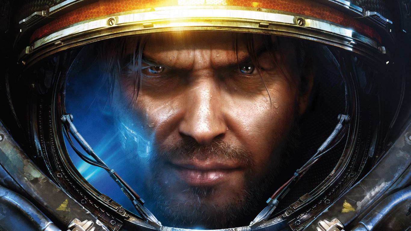 Jim Raynor, Starcraft, Sarah Kerrigan, Espace, Blizzard Entertainment. Wallpaper in 1366x768 Resolution