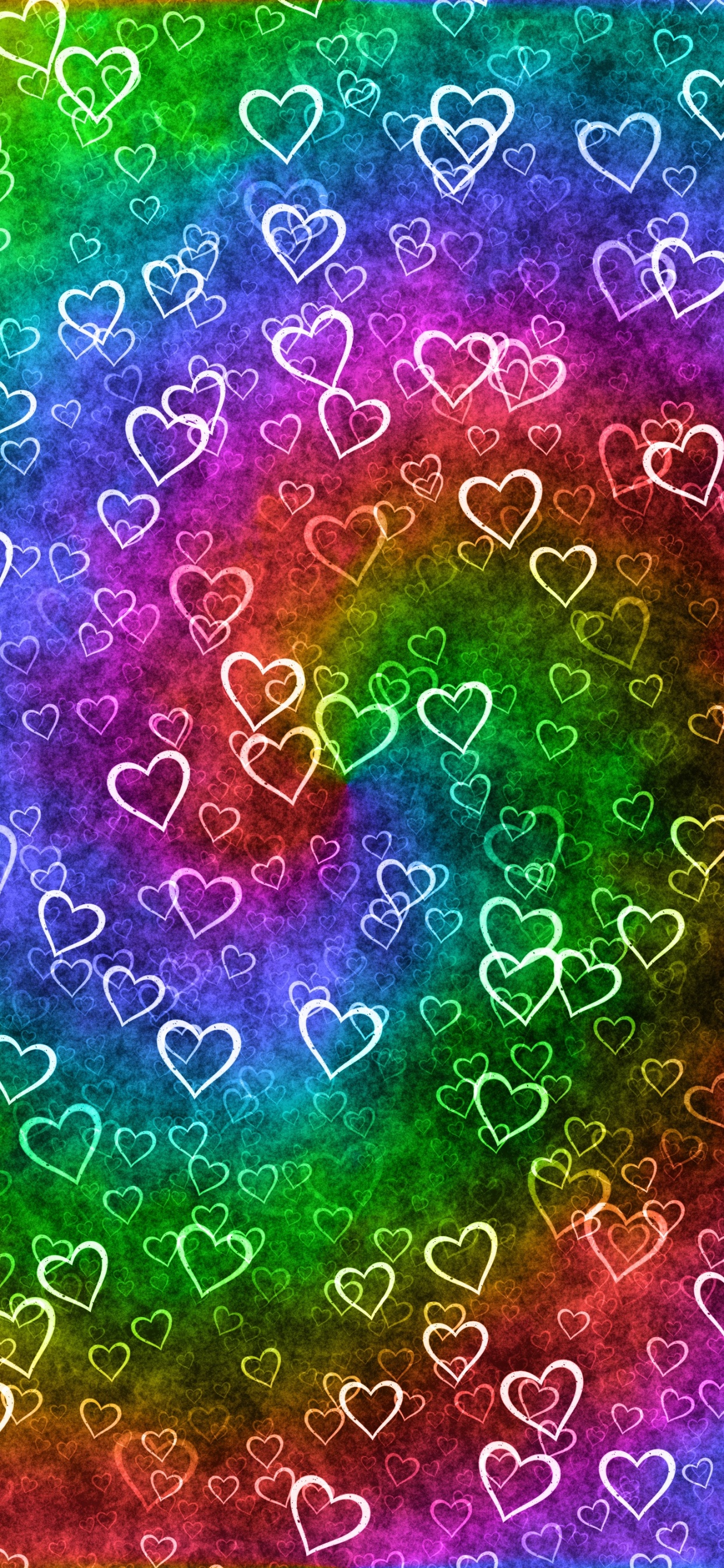 Cœur, Texture, Graphisme, Art Fractal, L'art Psychédélique. Wallpaper in 1242x2688 Resolution