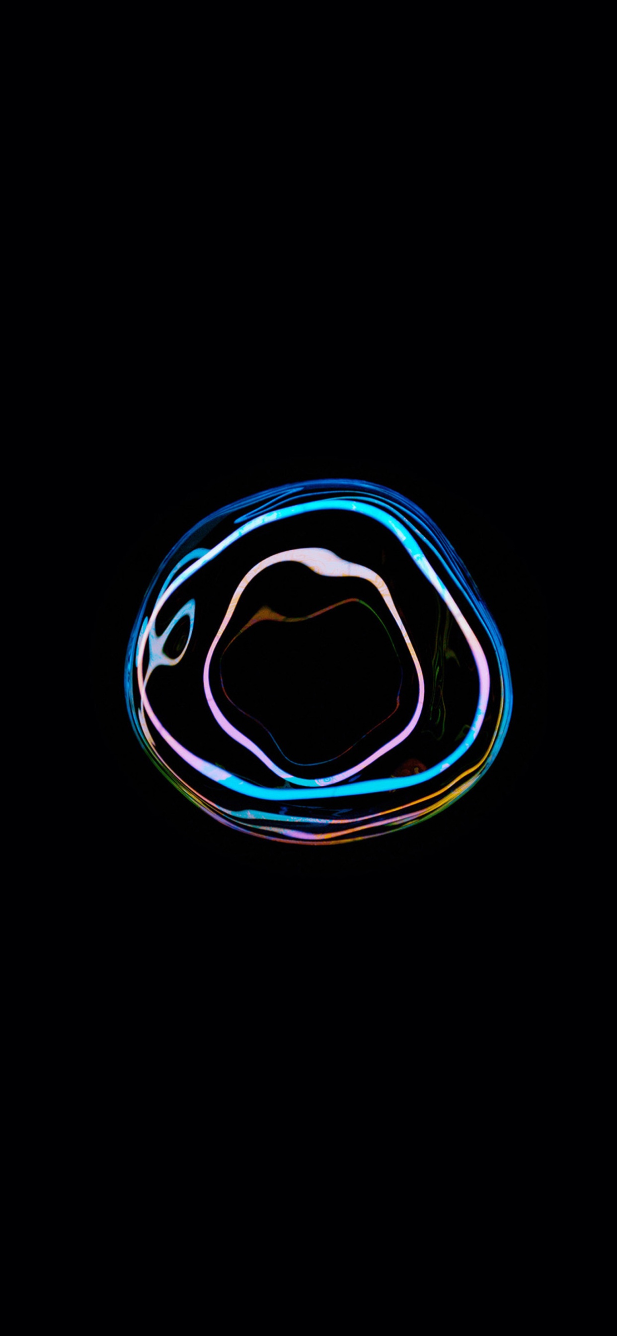 Purple and Blue Light Illustration. Wallpaper in 1242x2688 Resolution