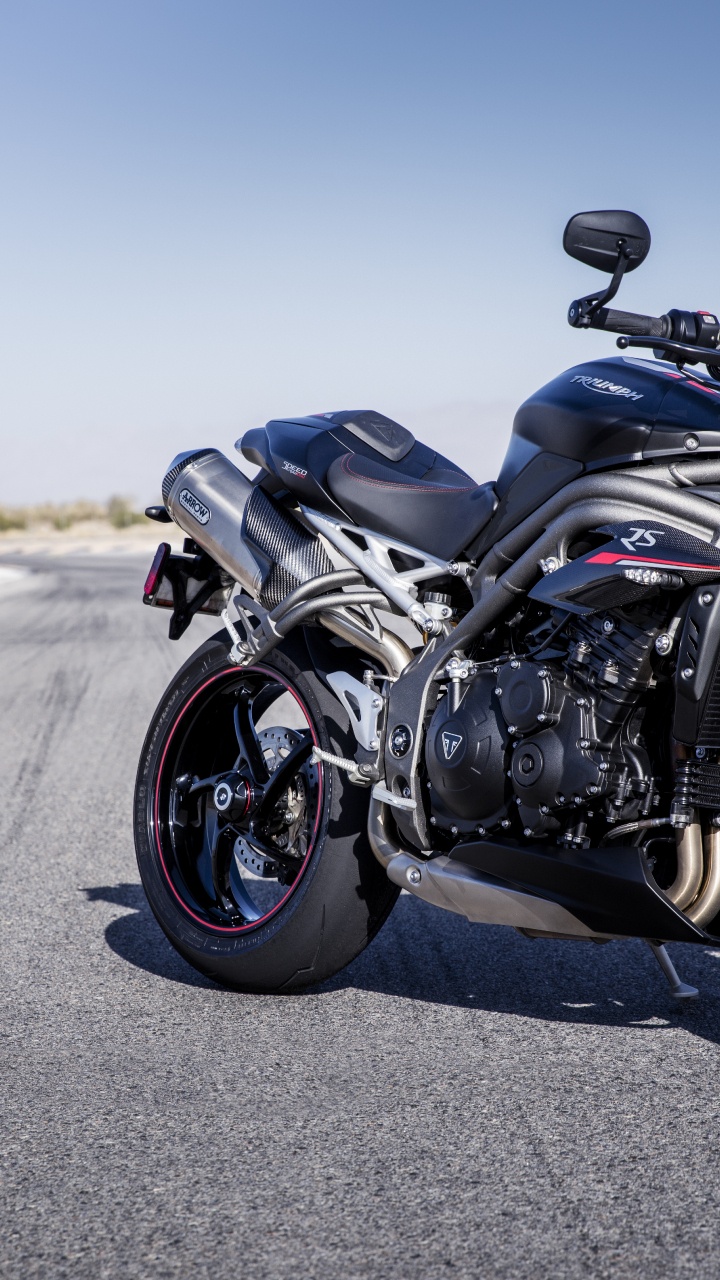 Black and Silver Sports Bike on Gray Asphalt Road During Daytime. Wallpaper in 720x1280 Resolution